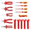 Knipex 989913 Electrician Tool Set VDE 1000V Insulated 15-Piece