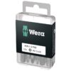 Wera 072404 855/1 Z DIY 1/4" Drive Pozidriv Insert Bit PZ2 x 25mm 10-Pack