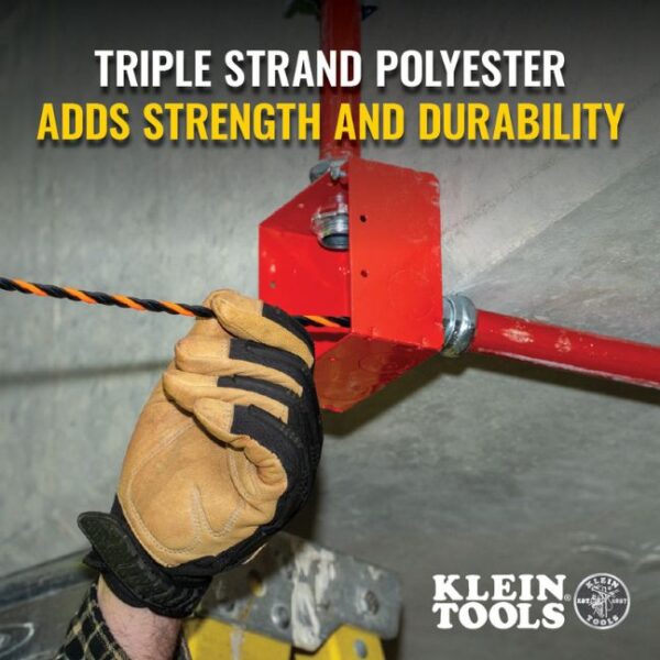 Klein 50375 High Flex Polyester Fish Tape 1/4" x 75ft