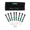 Wera 073678 KRAFTFORM Micro-Set/8 A Slotted Screwdriver Set 8-Piece