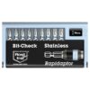 Wera 071110 BIT-CHECK 10 Stainless Steel Power Bit Set 10-Piece