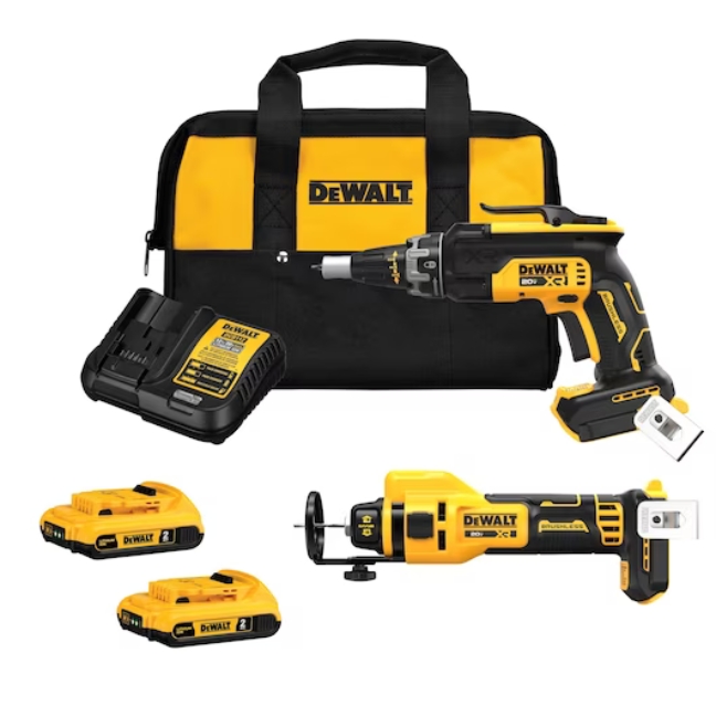 Kit DEWALT 2 Ferramentas 20V MAX XR - Lixadeira Orbital + Multiferramenta Oscilante Para Marcenaria