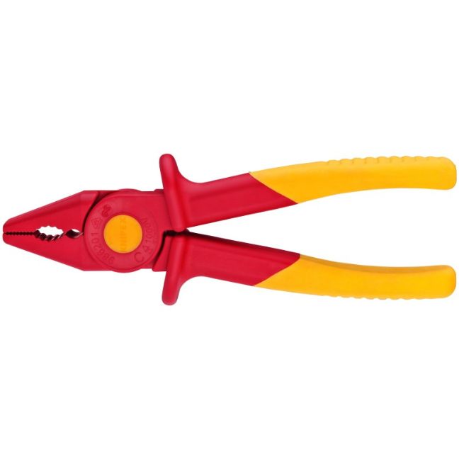 Knipex 986201 7" Long Nose Plastic Pliers - VDE 1000V Insulated