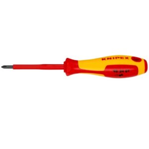Knipex 982401 7-1/2" Phillips PH1 Screwdriver - VDE 1000V Insulated