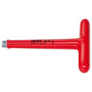 Knipex 9830 8" T-Handle 3/8" Square Drive - VDE 1000V Insulated