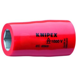 Knipex 983711 3/8" Drive 11mm Hex Socket - VDE 1000V Insulated