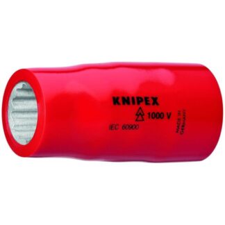 Knipex 98477/8 1/2" Drive 7/8" Hex Socket - VDE 1000V Insulated