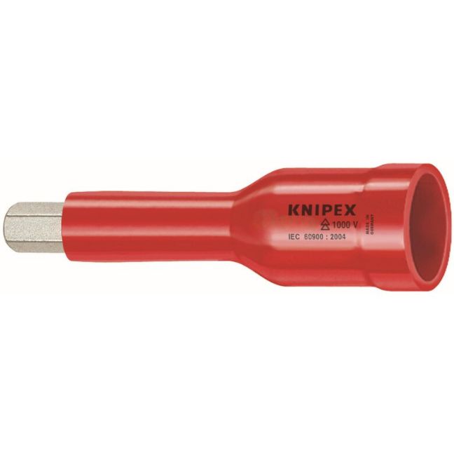 Knipex 984908 3" x 1/2" Drive 8.0mm Hex Socket - VDE 1000V Insulated