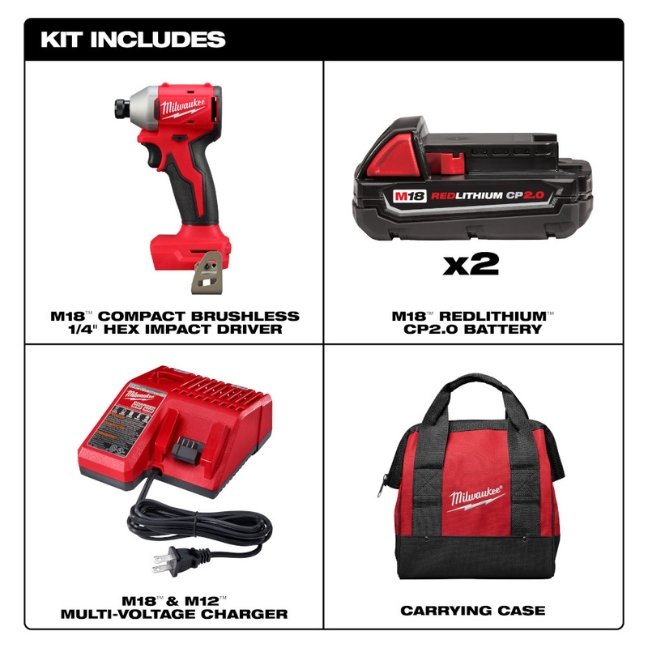 Milwaukee 3650-22CT M18 1/4