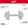 Milwaukee 49-57-5011 8-44 TPI SAE Thread Gauge