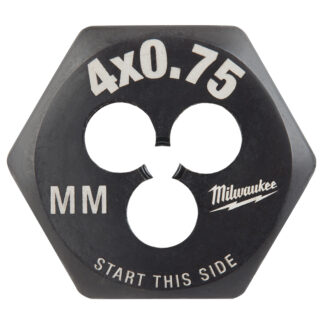 Milwaukee 49-57-5320 M4-0.75 mm 1" Hex Threading Die