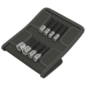 Wera 073495 869/4 M Set SB 1/4" Hex Drive Magnetic Nutsetter Set 8-Piece