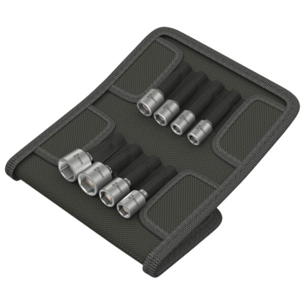 Wera 073495 869/4 M Set SB 1/4" Hex Drive Magnetic Nutsetter Set 8-Piece