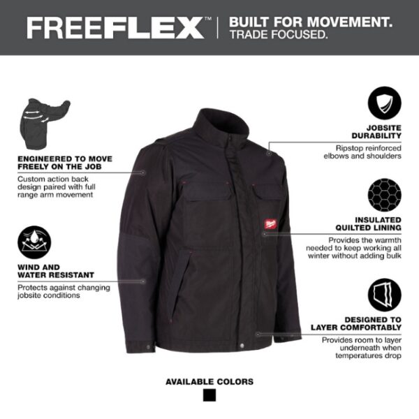 Milwaukee 256B FREEFLEX Insulated Jacket - Black