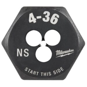 Milwaukee 49-57-5307 4-36 NS 1" Hex Threading Die