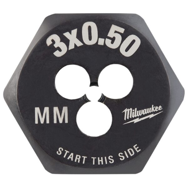 Milwaukee 49-57-5311 M3-0.50mm 1" Hex Threading Die