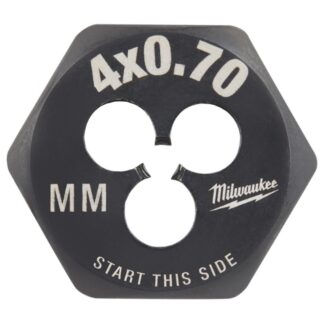Milwaukee 49-57-5319 M4-0.70mm 1" Hex Threading Die