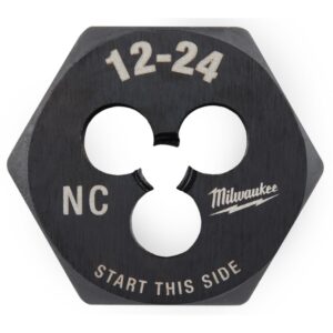 Milwaukee 49-57-5330 12-24 NC 1" Hex Threading Die