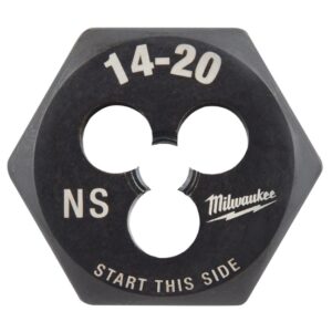 Milwaukee 49-57-5333 14-20 NS 1" Hex Threading Die