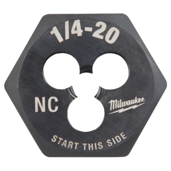 Milwaukee 49-57-5334 1/4"-20 NC 1" Hex Threading Die