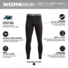 Milwaukee 441B WORKSKIN Baselayer Pants - Black