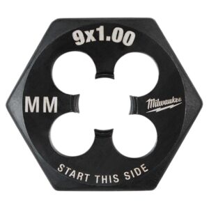 Milwaukee 49-57-5349 M9-1.00 mm 1" Hex Threading Die