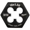 Milwaukee 49-57-5352 M10-1.50mm 1" Hex Threading Die