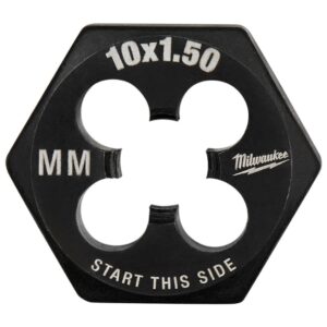 Milwaukee 49-57-5352 M10-1.50mm 1" Hex Threading Die