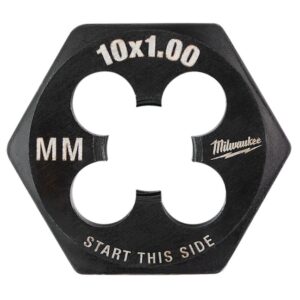 Milwaukee 49-57-5354 M10-1.00mm 1" Hex Threading Die