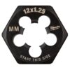 Milwaukee 49-57-5361 M12-1.25mm 1" Hex Threading Die Milwaukee 49-57-5361 M12-1.25mm 1" Hex Threading Die