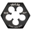 Milwaukee 49-57-5366 M14-1.50mm 1-7/16" Hex Threading Die