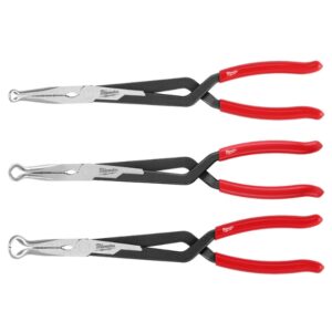 Milwaukee 48-22-6563 13" Long Reach Hose Grip Pliers Set 3-Piece