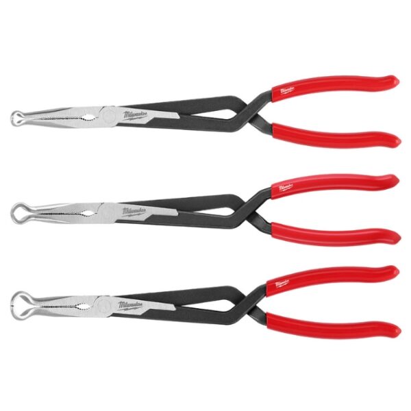 Milwaukee 48-22-6563 13" Long Reach Hose Grip Pliers Set 3-Piece