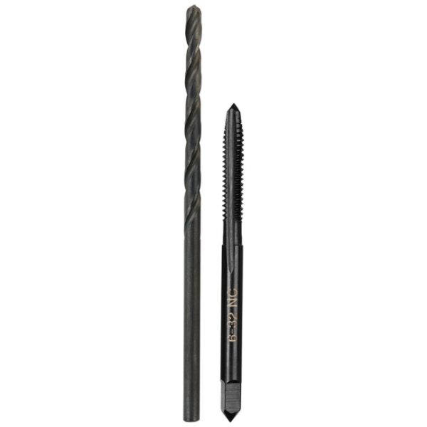 Milwaukee 49-57-5515 6-32 NC Straight Flute Plug Tap and #36 Drill Bit Milwaukee 49-57-5515 6-32 NC Straight Flute Plug Tap and #36 Drill Bit