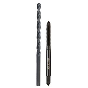 Milwaukee 49-57-5527 10-32 NF Straight Flute Plug Tap and #21 Drill Bit