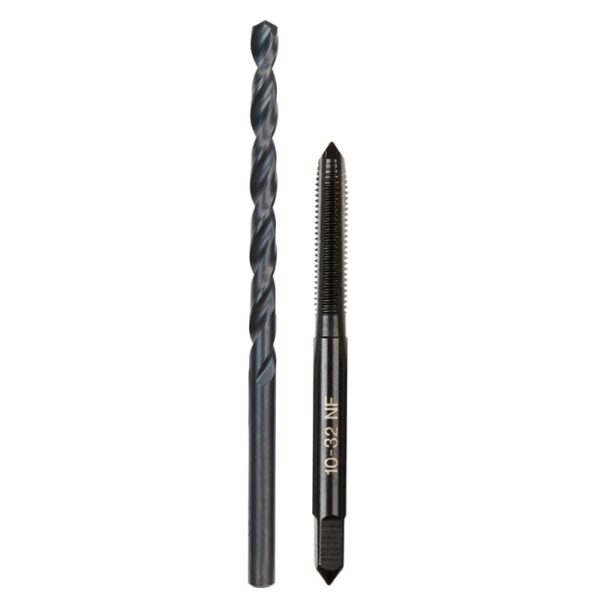 Milwaukee 49-57-5527 10-32 NF Straight Flute Plug Tap and #21 Drill Bit
