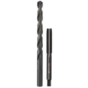 Milwaukee 49-57-5543 M8-1.25mm Straight Flute Plug Tap and #H Drill Bit