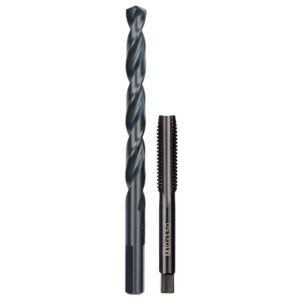 Milwaukee 49-57-5554 M10-1.50mm Straight Flute Plug Tap and #R Drill Bit