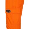 Pioneer V2121350 4462W Women's Hi-Viz Cotton Safety Pants - Orange