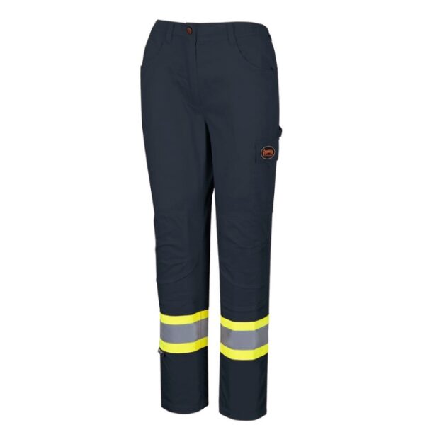 Pioneer 4463W V2121380 Women's Hi-Viz Cotton/Polyester Safety Pants - Blue