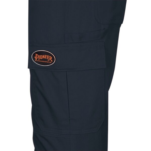 Pioneer V2121380 4463W Women's Hi-Viz Cotton/Polyester Safety Pants - Blue