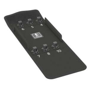 Wera 136452 Textile Storage Pouch for Long Metric Bit Sockets, Empty