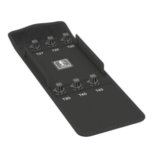 Wera 136454 8767 Textile Storage Case for 1/2" Drive Long Torx Bit Sockets, Empty