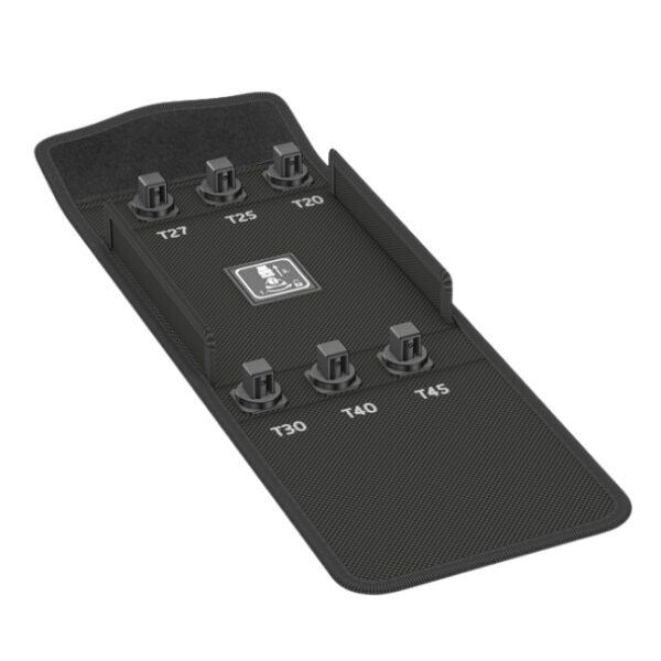 Wera 136454 8767 Textile Storage Case for 1/2" Drive Long Torx Bit Sockets, Empty