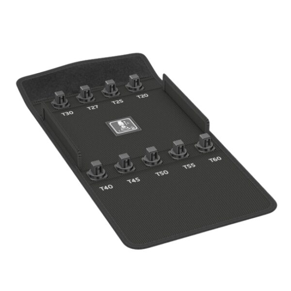 Wera 136455 8767 Textile Storage Case for 1/2" Drive Long Torx Bit Sockets, Empty