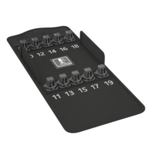 Wera 136457 8790 Textile Storage Case for 1/2" Drive Metric Sockets, Empty