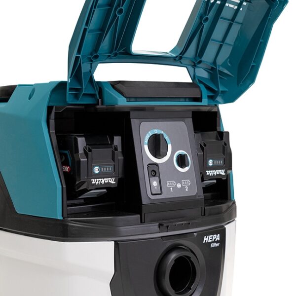 Makita VC007GLZ02 80V max XGT 40.0 L Brushless Wet/Dry/Dust Extractor with HEPA, XPT and AWS - Tool Only