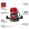 Milwaukee 2838-21 M18 FUEL 1/2" Router Kit