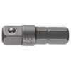 Wera 136000 870/1 Male 1/4" Hex to Male 1/4" Square Drive Adaptor