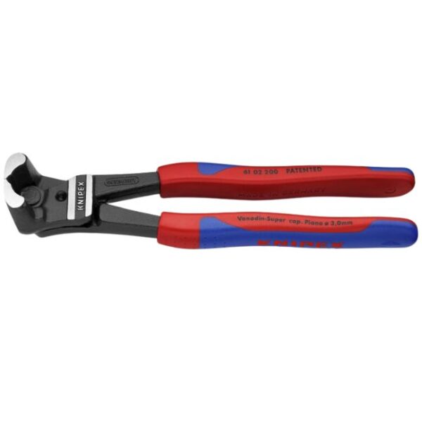 Knipex 6102200 8" (200mm) High-Leverage Bolt End Cutting Nippers